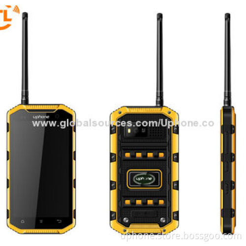 3G phone, waterproof IP68/5.0'HD/Quad-core/camera 2.0+5.0mp/memory 1+4G/GPS/PTT/NFC/compass/outdoor